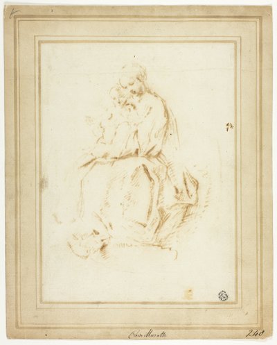聖母子 作： Carlo Maratti