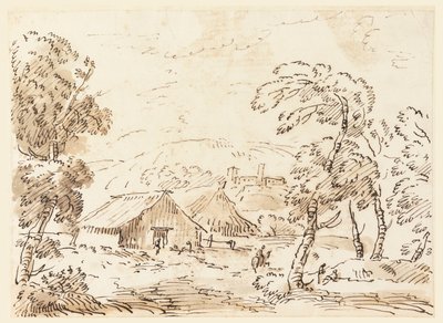 山里の農民の住居と城 作： Carlo Marchionni