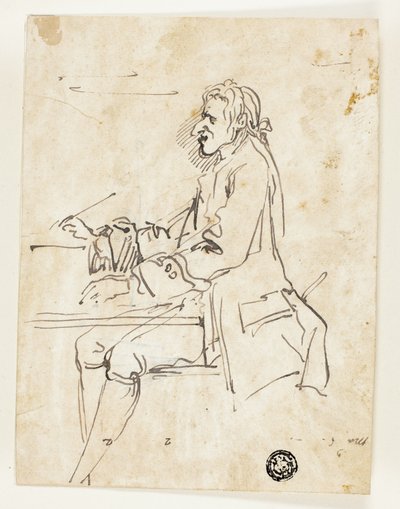 男の風刺画 作： Carlo Marchionni