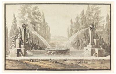 公園の噴水のデザイン 作： Carlo Marchionni