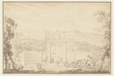 偉人が訪れる修道院の様子 作： Carlo Marchionni