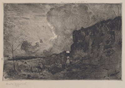 Landscape [Paesaggio], before 1915.    1189188   ja       japanese Successfully Translated  Original: Oenanthe safranee - Hemlock water dropwort, Oenanthe crocata. Handcoloured copperplate engraving from a botanical illustration by James Sowerby from Willi 作： Carlo Paolo Agazzi