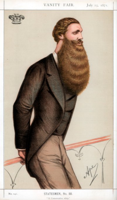 保守的な鞭、1871 作： Carlo Pellegrini