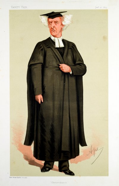 ヘンリージョージリデル、イギリスの学者、1875年 作： Carlo Pellegrini