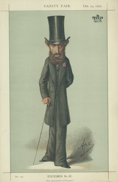 リットン卿 作： Carlo Pellegrini