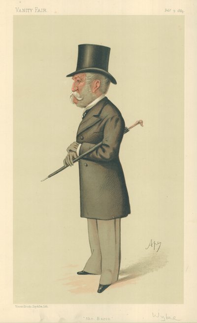 チャールズレノックスワイク卿、男爵、1884年2月9日、バニティフェア漫画 作： Carlo Pellegrini