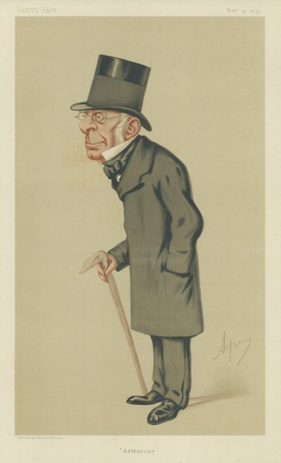 ジョージ・ビデル・エアリー卿 作： Carlo Pellegrini