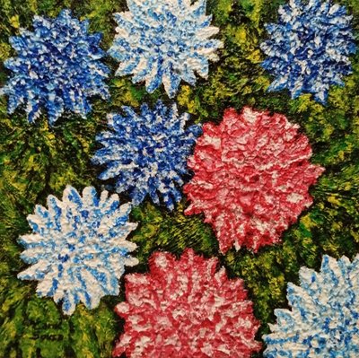 草の中の花 作： Carol Sousa Cuello
