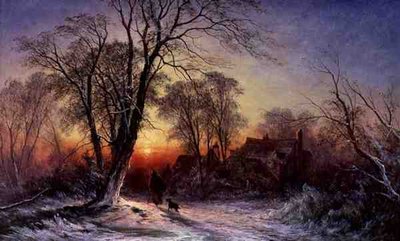 冬の夕べ 作： Caroline Williams