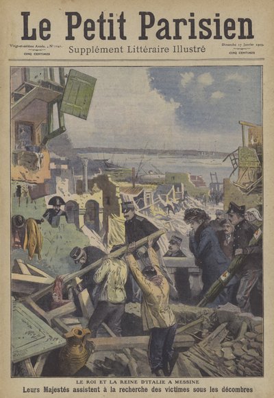 1908年のメッシーナ地震、イタリア 作： Carrey