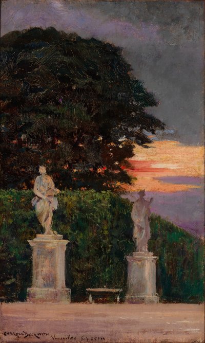 ヴェルサイユ、テラスの角 作： Carroll Beckwith