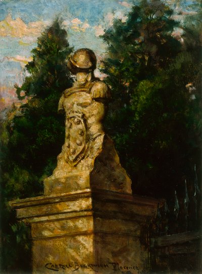 モディリアーニ・ゲート・ポスト 作： Carroll Beckwith