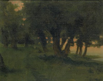 ライン河畔、モン・ドールのサン・ジェルマン近く 作： Carroll Beckwith