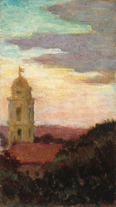 聖イシドール、ローマ、1911 年。 作： Carroll Beckwith