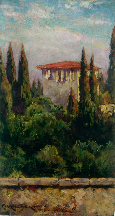 無題、1910年。 作： Carroll Beckwith