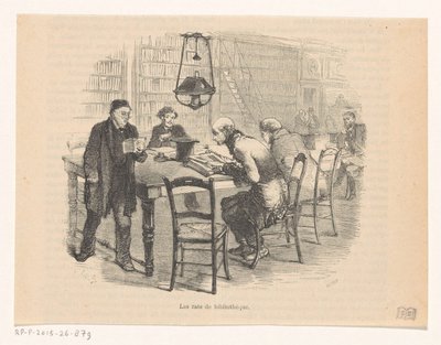 図書館の閲覧室 Les rats de bibliothèque (オブジェクトのタイトル) 作： Carter