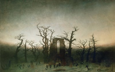 オークウッドの修道院 作： Caspar David Friedrich