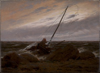 嵐の後、1817年。 作： Caspar David Friedrich