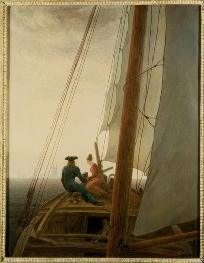 船乗り 作： Caspar David Friedrich
