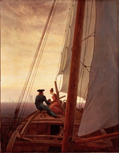 船乗り 作： Caspar David Friedrich