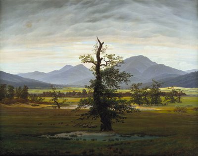 孤独な木 作： Caspar David Friedrich