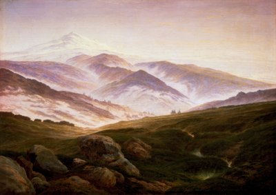 巨山の記憶 作： Caspar David Friedrich