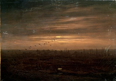 18世紀または19世紀後半の漁網 作： Caspar David Friedrich