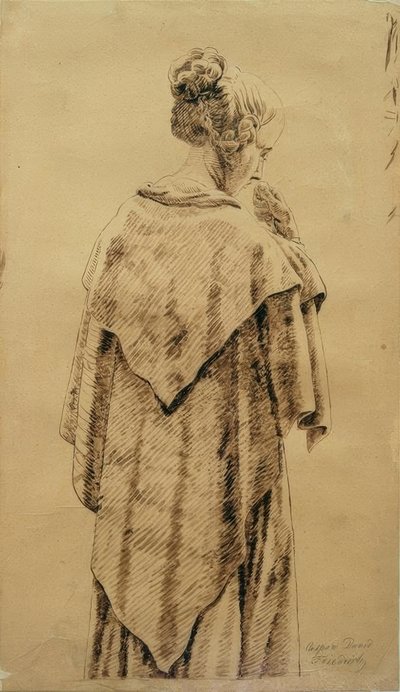 封筒の女性 作： Caspar David Friedrich