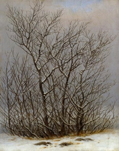 雪の茂み 作： Caspar David Friedrich