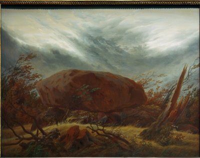 秋の大墓 作： Caspar David Friedrich