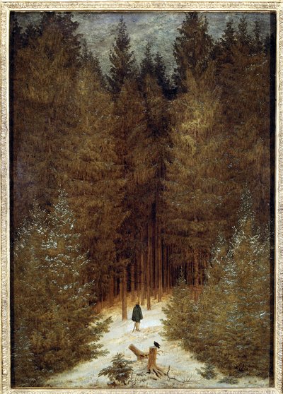 森のハンター 作： Caspar David Friedrich