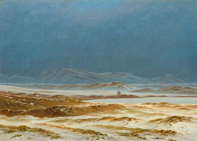 北の風景、春 作： Caspar David Friedrich