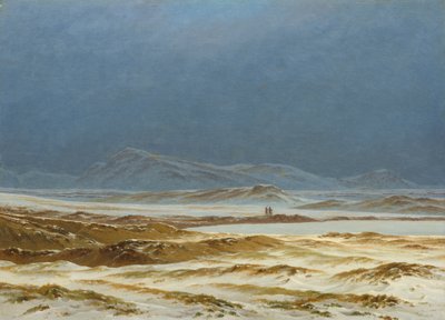 北の風景、春、1825年頃（キャンバスに油彩） 作： Caspar David Friedrich