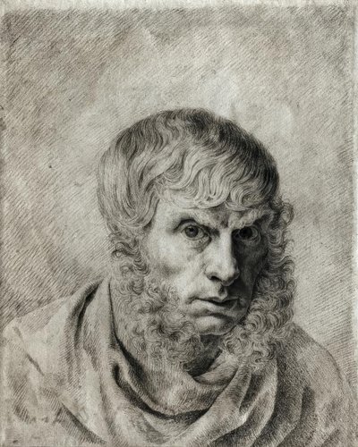 自画像 作： Caspar David Friedrich