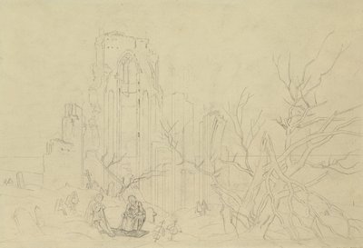 冬の勉強、1803 作： Caspar David Friedrich
