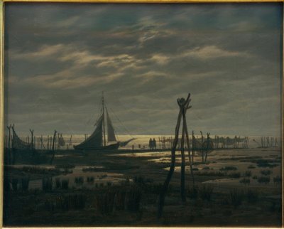 スワンプフィガービーチ 作： Caspar David Friedrich