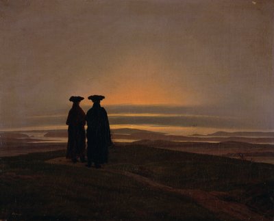 夕日（兄弟） 作： Caspar David Friedrich