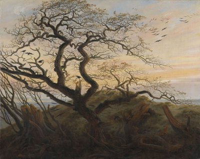 カラスの木 作： Caspar David Friedrich