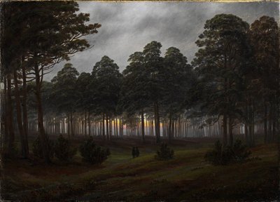 時刻：1821-1822夜 作： Caspar David Friedrich