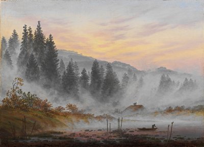 一日の時間：朝、1821-1822 作： Caspar David Friedrich