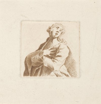 絶望する女性の胸像 作： Caspar Jacobsz. Philips