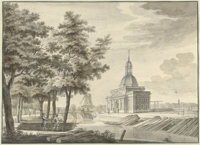 新しく建てられたマウダーポートの眺め、1771 年 作： Caspar Jacobsz. Philips