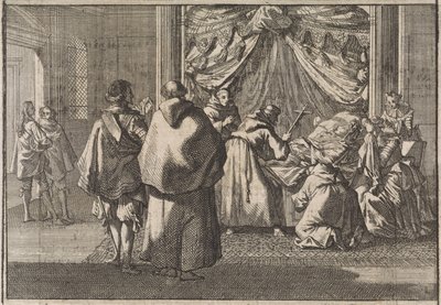 1633年、ブリュッセルでのオランダ総督イザベラ伯爵の死 作： Caspar Luyken (attributed to)