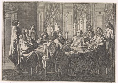 ミュンスター和約中の交渉、1648年 作： Caspar Luyken (attributed to)
