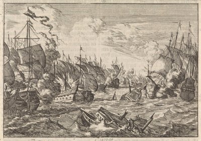 ソールベイの戦い、1672 作： Caspar Luyken