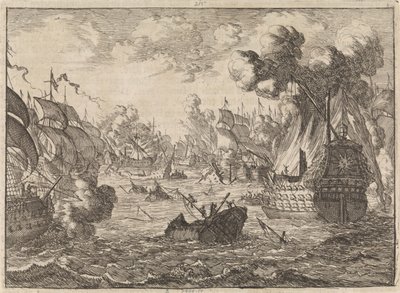 ラホーグ岬の海戦、1692年 作： Caspar Luyken