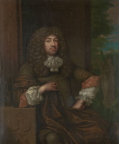 ジャン ブーデン コーテン (1635-1716)、セント ローレンス、シェラッハ、ポッケンズバーグの領主、ミデルバーグの判事兼市会議員の肖像 作： Caspar Netscher (copy after)