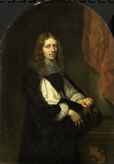 Pieter de Graeff (1638-1707)、Zuid-Polsbroek、Purmerland、および Ilpendam の領主の肖像。 アムステルダム市会議員 作： Caspar Netscher