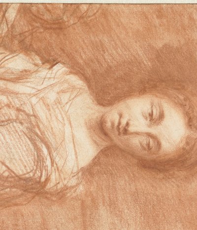 見知らぬ若い女性の半身像 作： Caspar Netscher