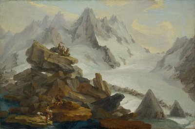 ラウテラール氷河 作： Caspar Wolf